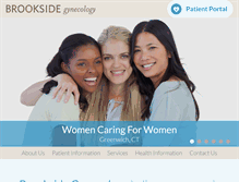 Tablet Screenshot of brooksidegynecology.com